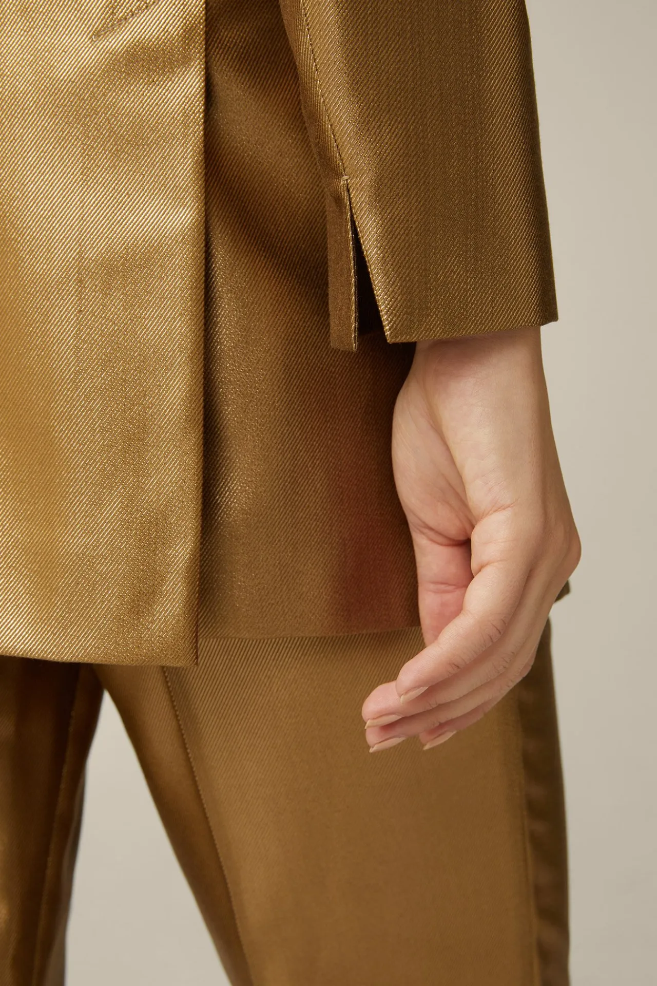 Viskosemix-Doppelreiher-Longblazer Mit Lurex In*Windsor Best
