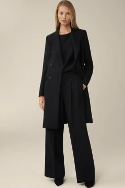 Wollcrepe-Bluse In*Windsor Hot