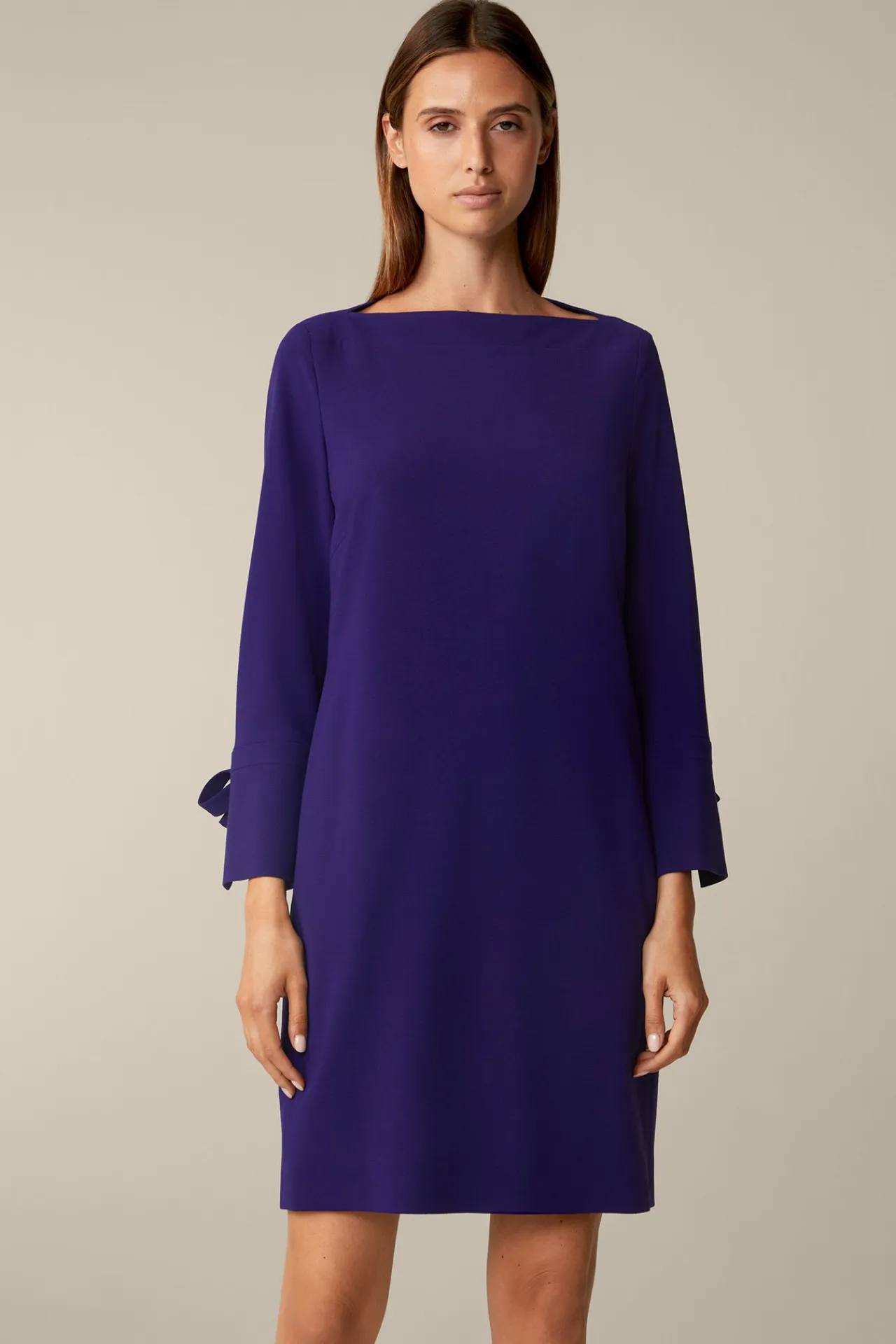 Wollcrepe-Eggshape-Kleid In*Windsor New