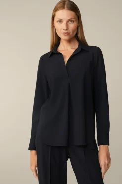 Wollcrepe-Hemdbluse In*Windsor Clearance
