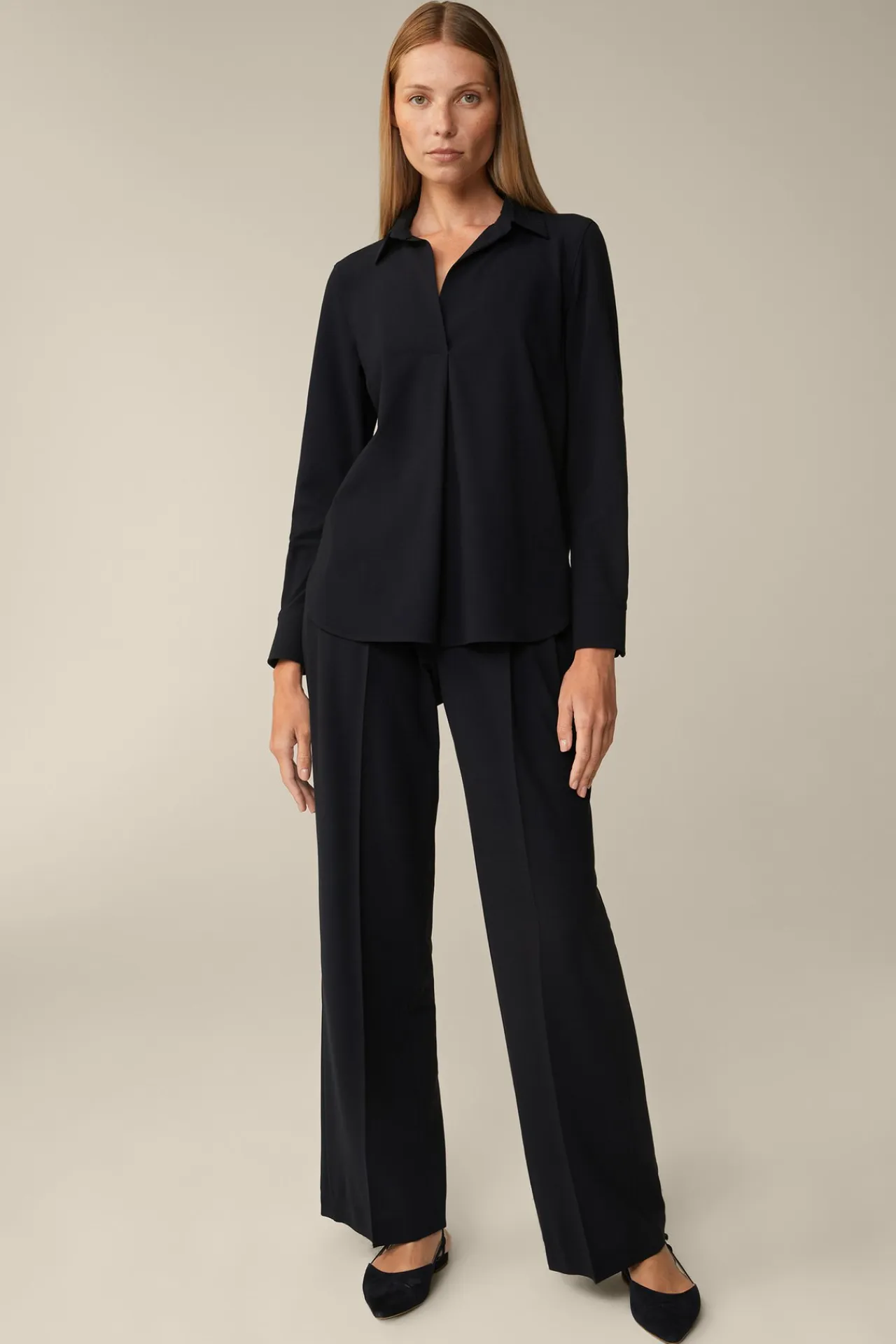 Wollcrepe-Hemdbluse In*Windsor Clearance
