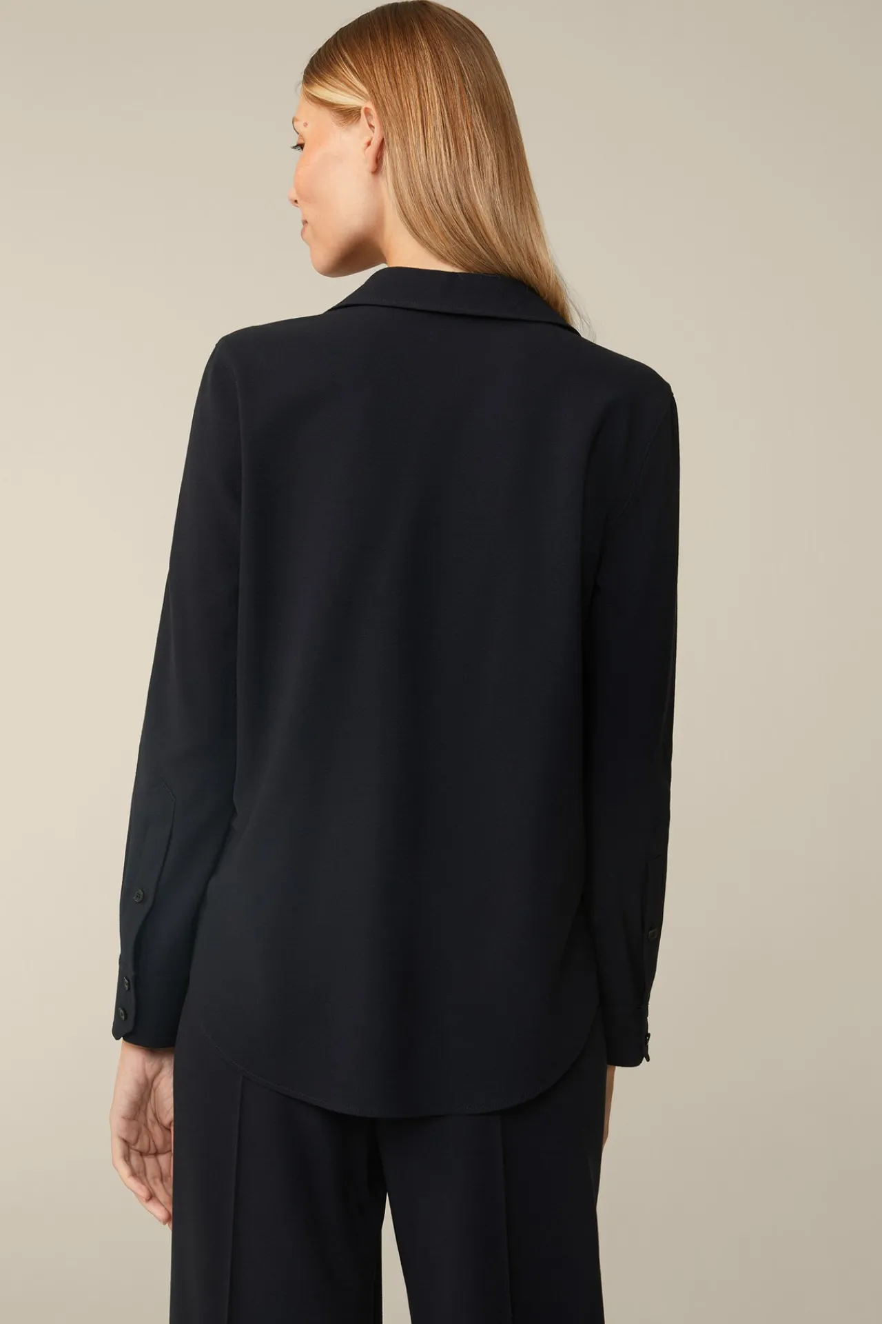 Wollcrepe-Hemdbluse In*Windsor Clearance