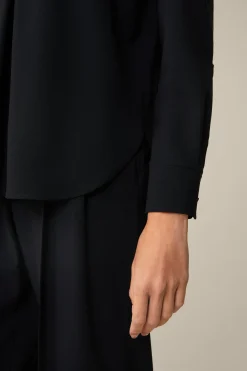 Wollcrepe-Hemdbluse In*Windsor Clearance