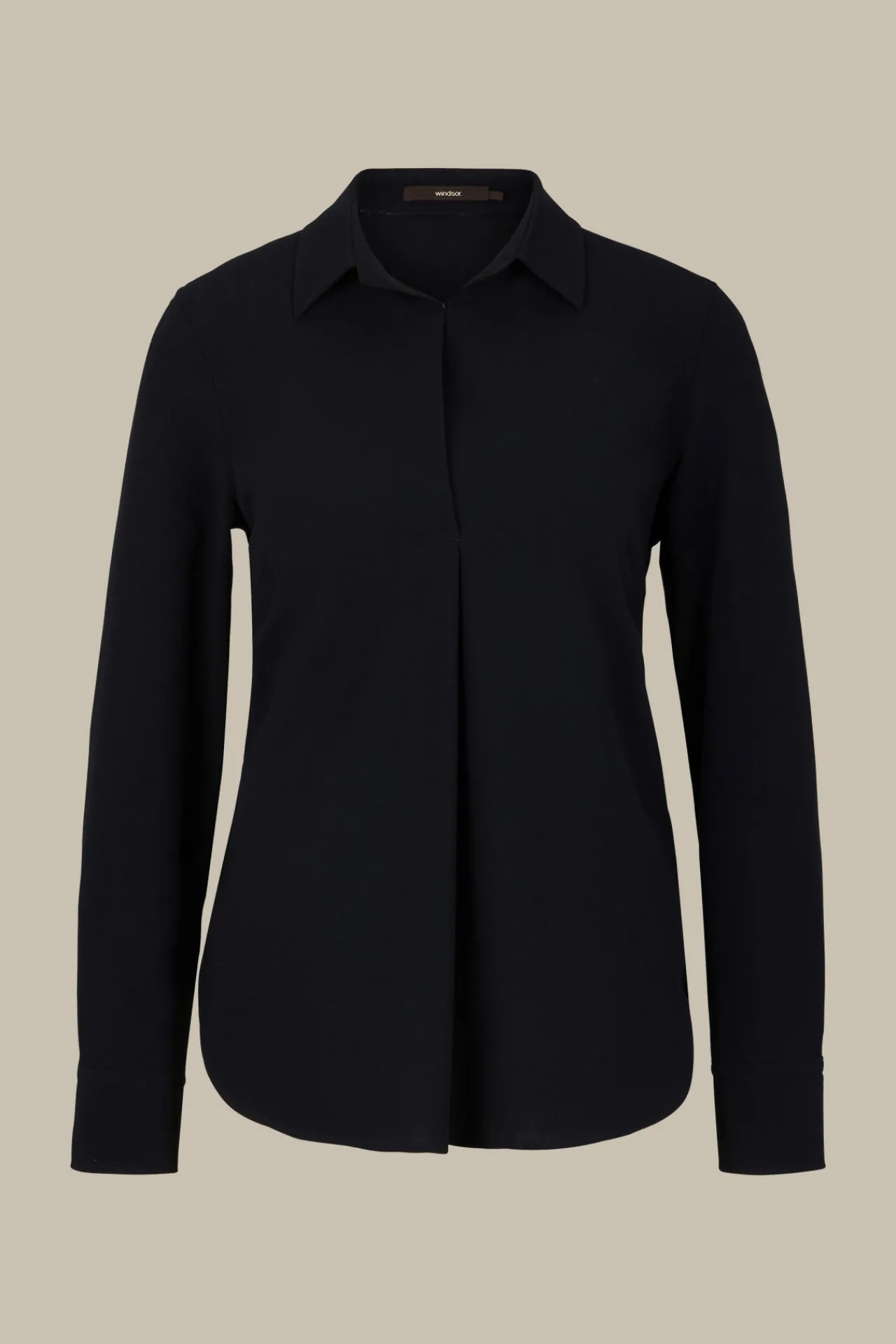 Wollcrepe-Hemdbluse In*Windsor Clearance