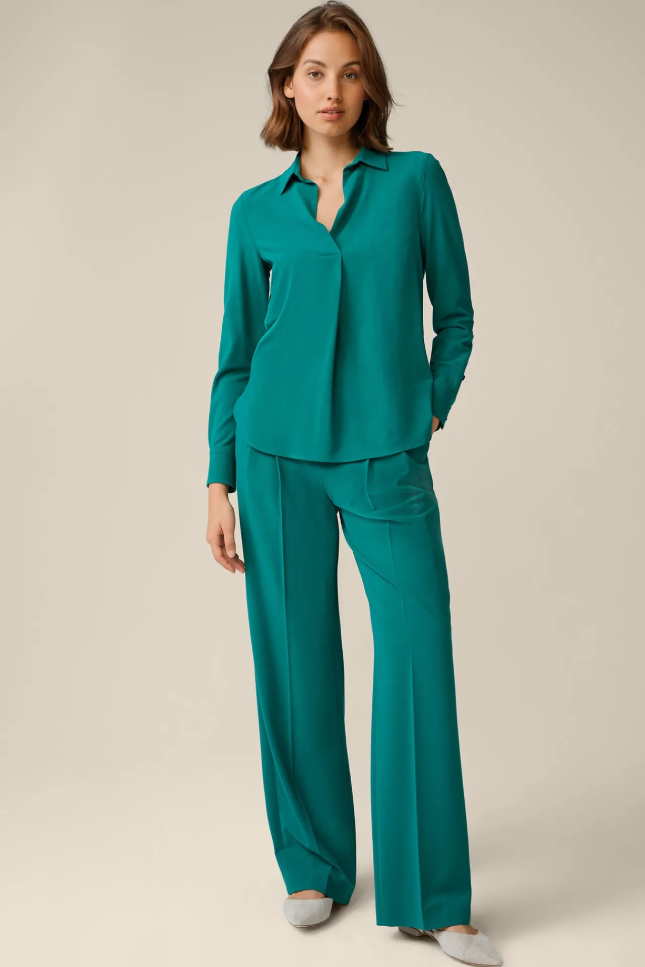 Wollcrepe-Hemdbluse In*Windsor Clearance