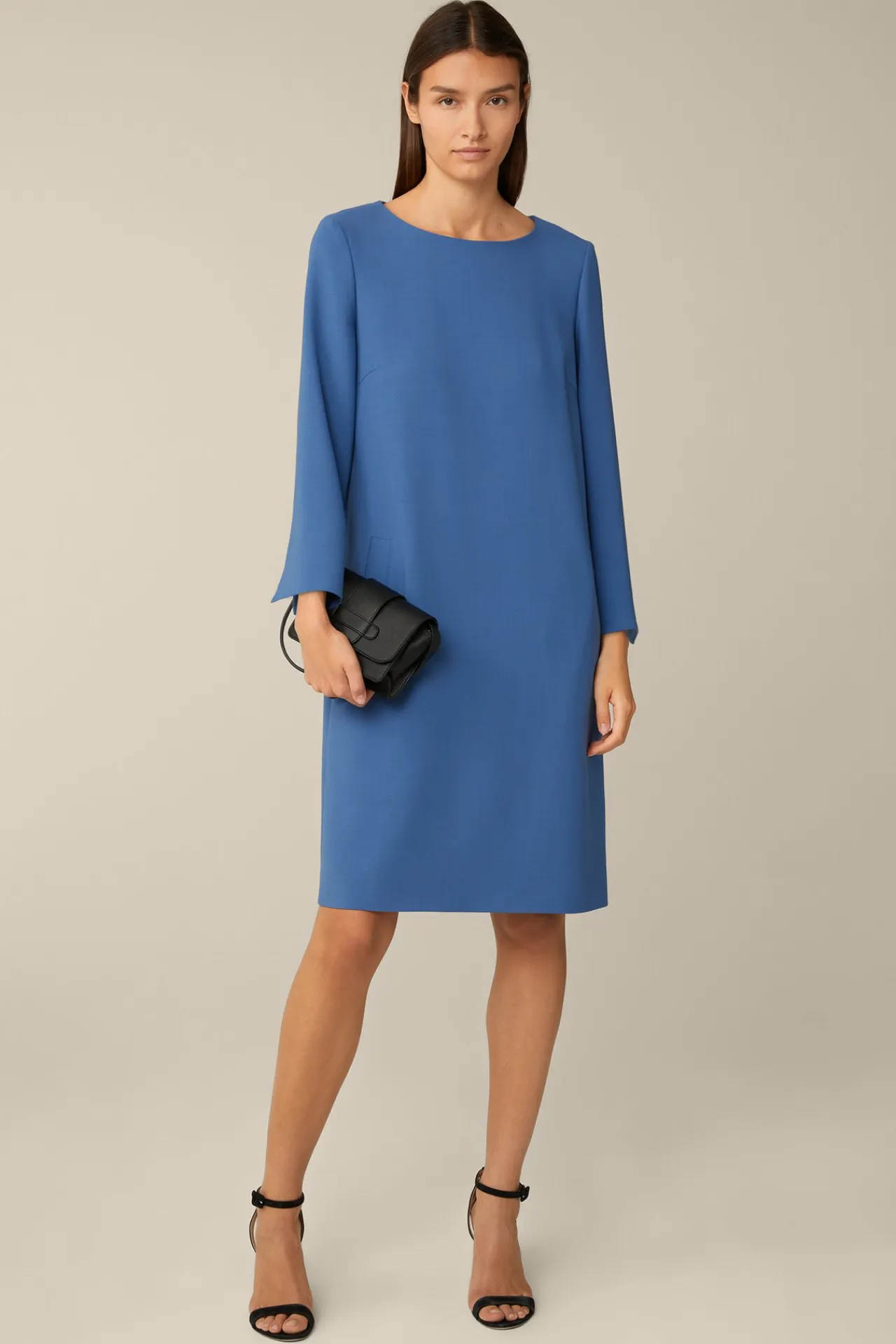 Wollcrepe-Kleid In*Windsor Sale