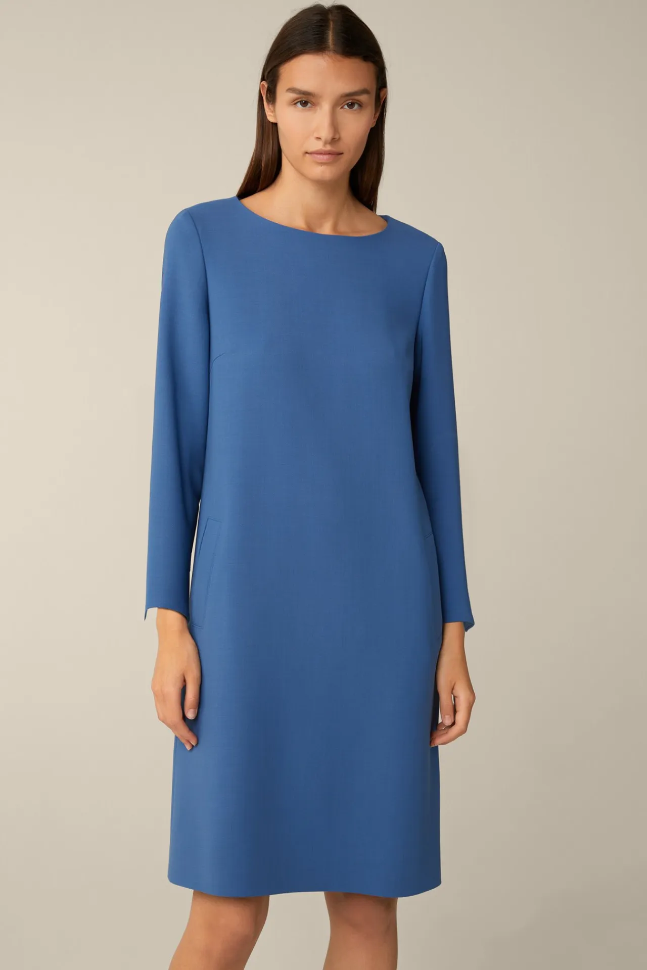 Wollcrepe-Kleid In*Windsor Sale