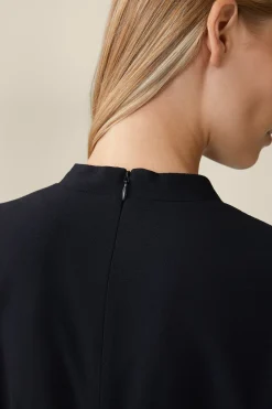 Wollcrepe-Kleid In Midi-Lange In*Windsor Best