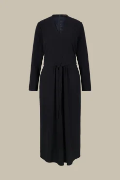 Wollcrepe-Kleid In Midi-Lange In*Windsor Best