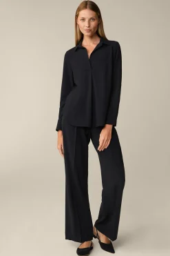 Wollcrepe-Marlene-Hose In*Windsor Discount