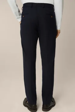 Woll-Flanell-Baukasten-Hose Santios Mit Stretch In*Windsor Fashion