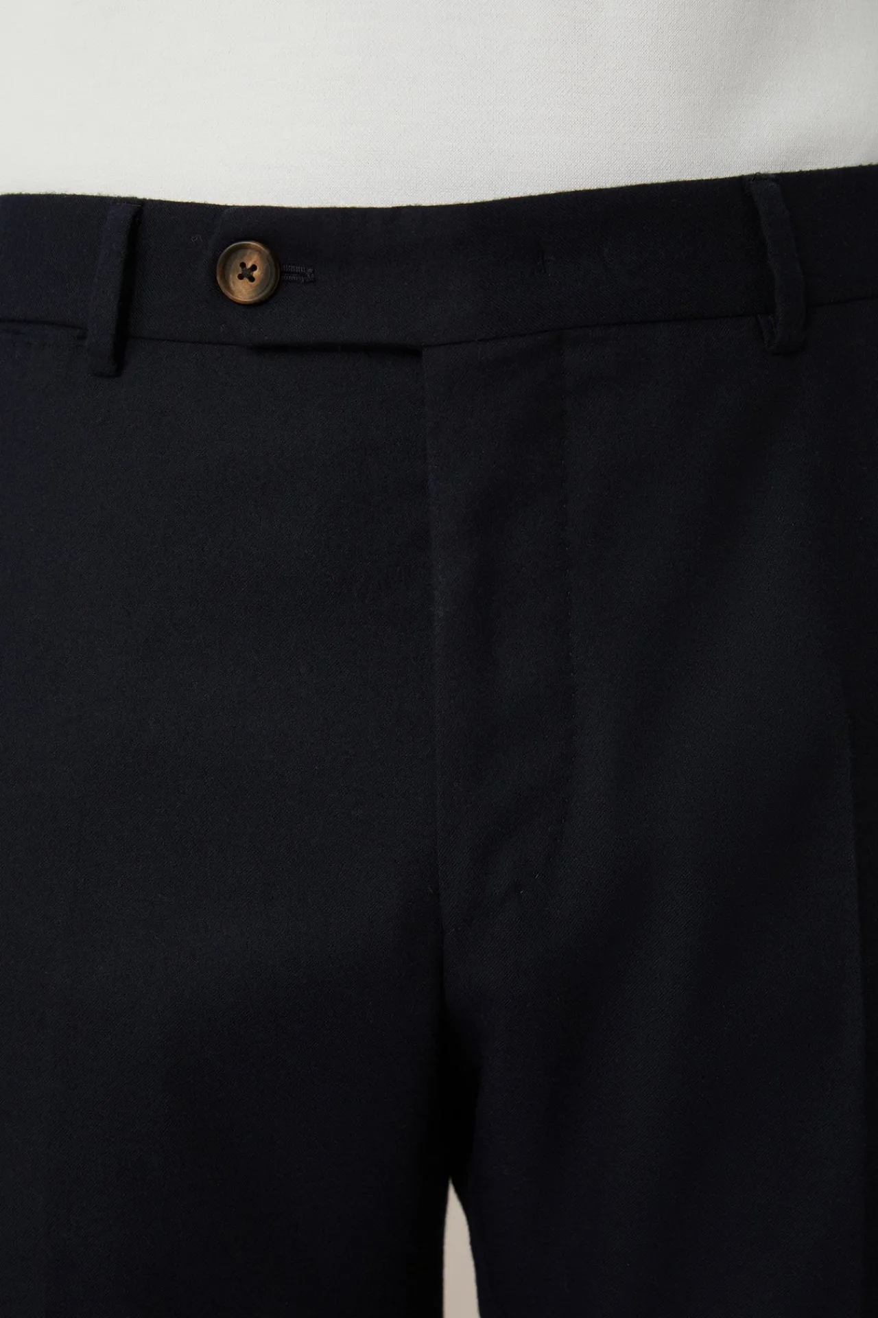 Woll-Flanell-Baukasten-Hose Santios Mit Stretch In*Windsor Fashion