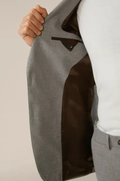 Woll-Flanell-Baukasten-Sakko Sono Mit Stretch In*Windsor New