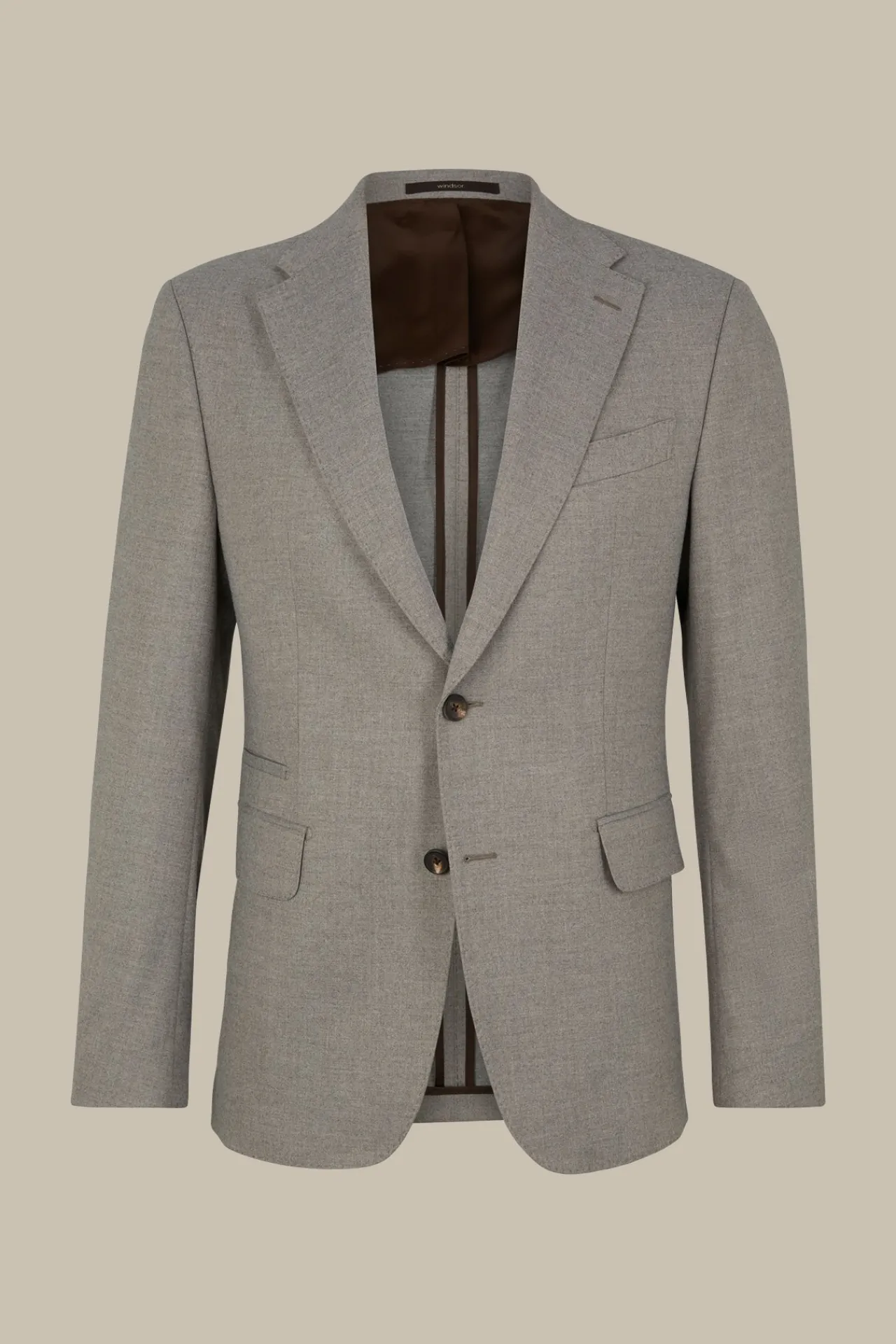 Woll-Flanell-Baukasten-Sakko Sono Mit Stretch In*Windsor New
