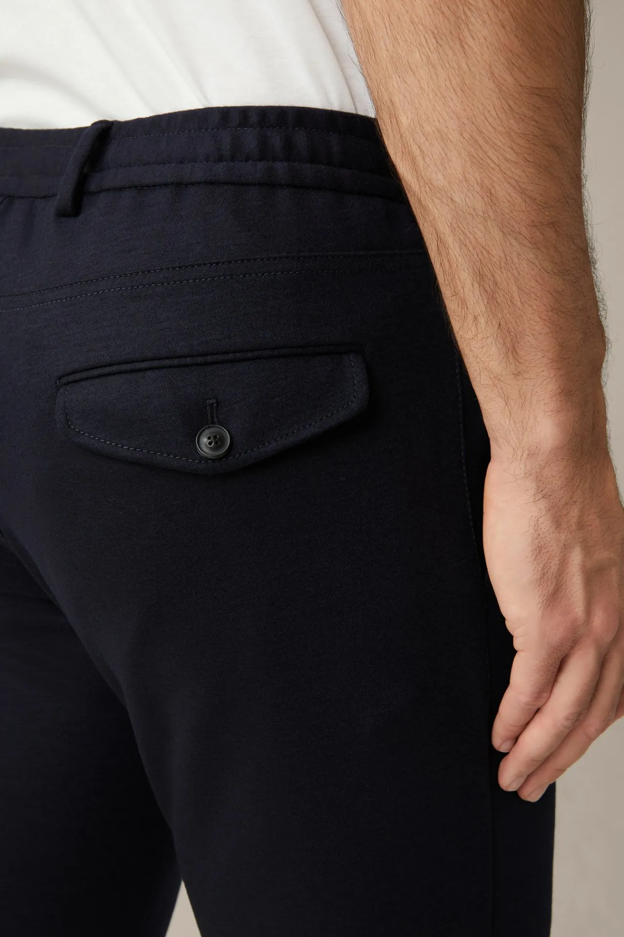 Wolljersey-Baukasten-Hose Floro Mit Bundfalte In*Windsor Outlet