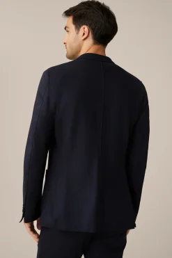 Wolljersey-Baukasten-Sakko Vasto In Dunkelblau*Windsor Fashion
