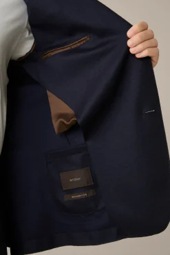 Wolljersey-Baukasten-Sakko Vasto In Dunkelblau*Windsor Fashion