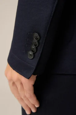 Wolljersey-Baukasten-Sakko Vasto In Dunkelblau*Windsor Fashion