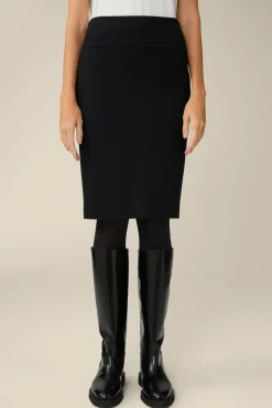 Wolljersey-Bleistift-Rock In*Windsor Discount