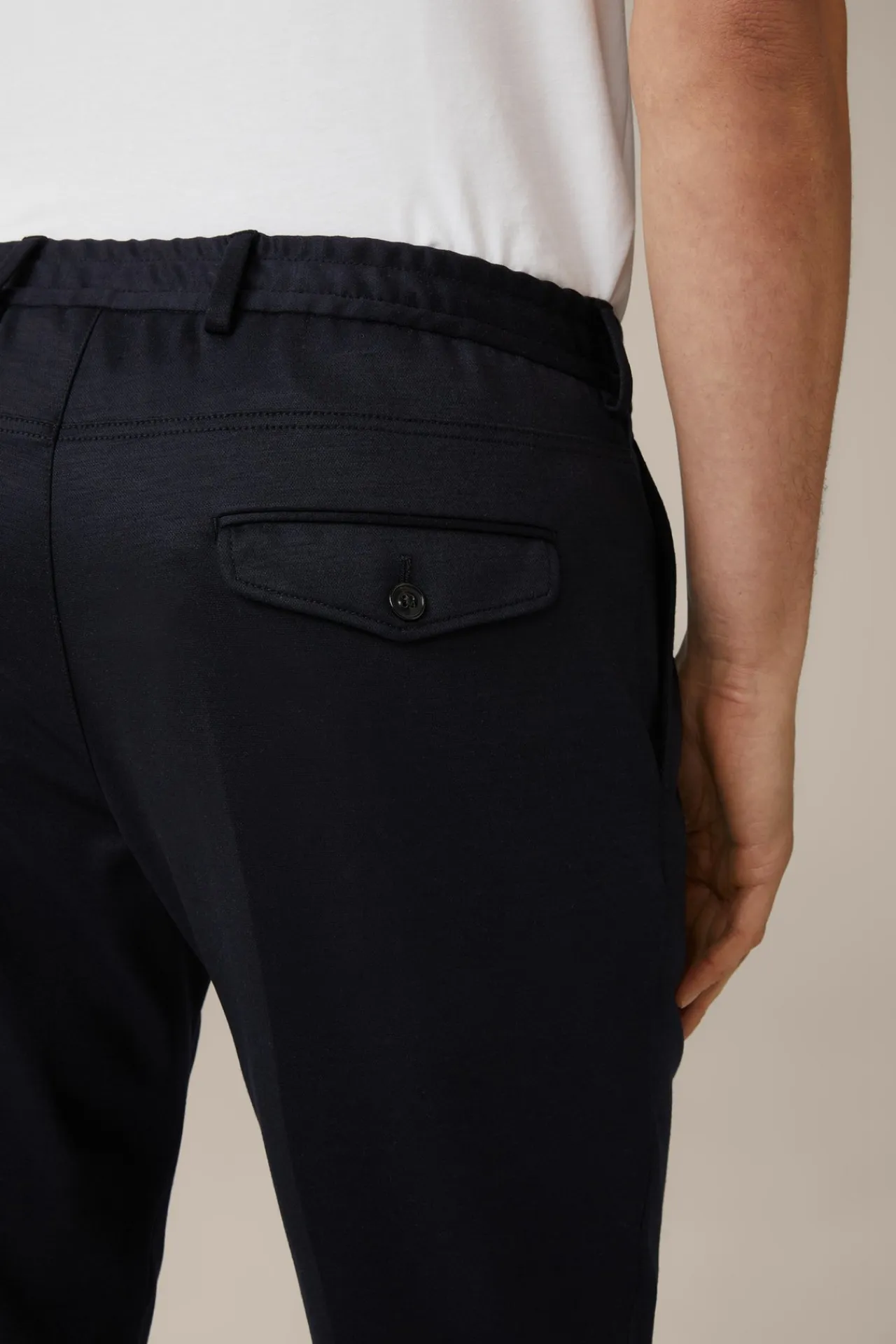 Wolljersey-Bundfaltenhose Floro In*Windsor Clearance