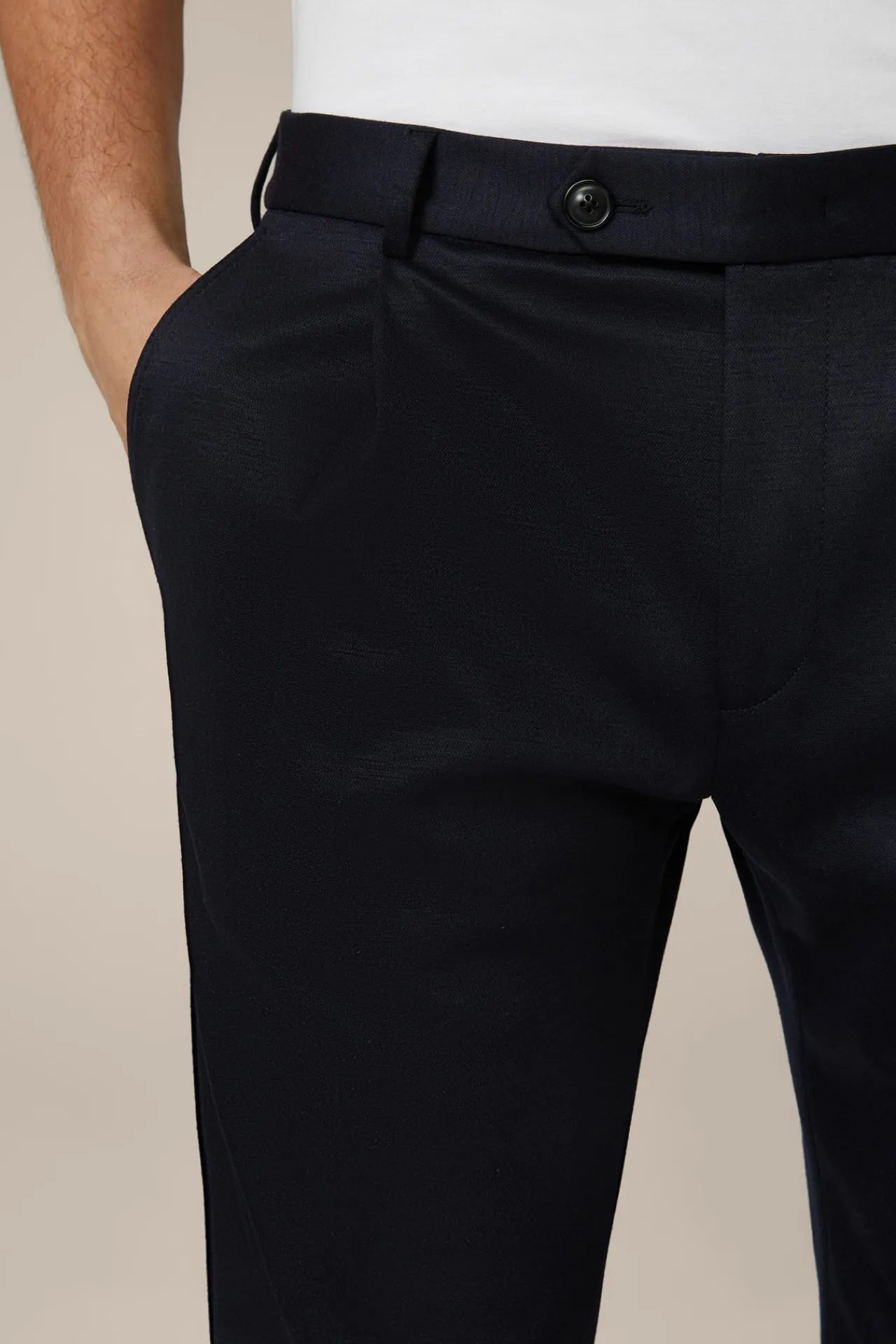 Wolljersey-Bundfaltenhose Floro In*Windsor Clearance