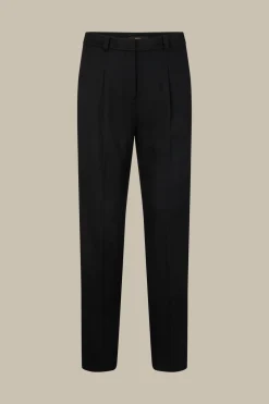 Wolljersey-Bundfalten-Hose In*Windsor Outlet