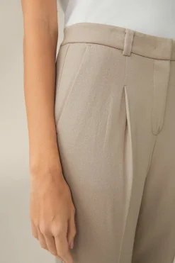 Wolljersey-Bundfalten-Hose In*Windsor Discount