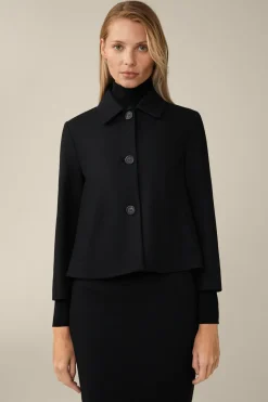 Wolljersey-Kurz-Blazer In*Windsor Best
