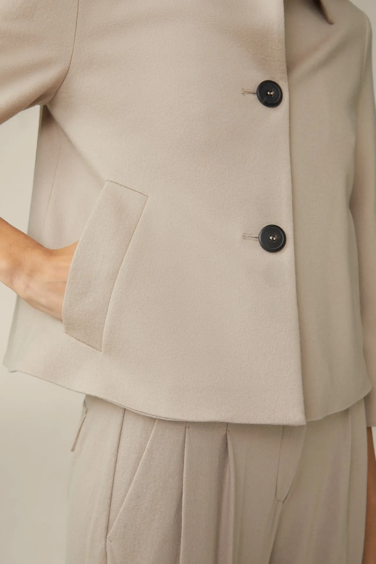 Wolljersey-Kurz-Blazer In*Windsor Clearance