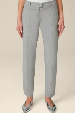 Wollmix-Anzug-Hose In Hell Melange*Windsor New