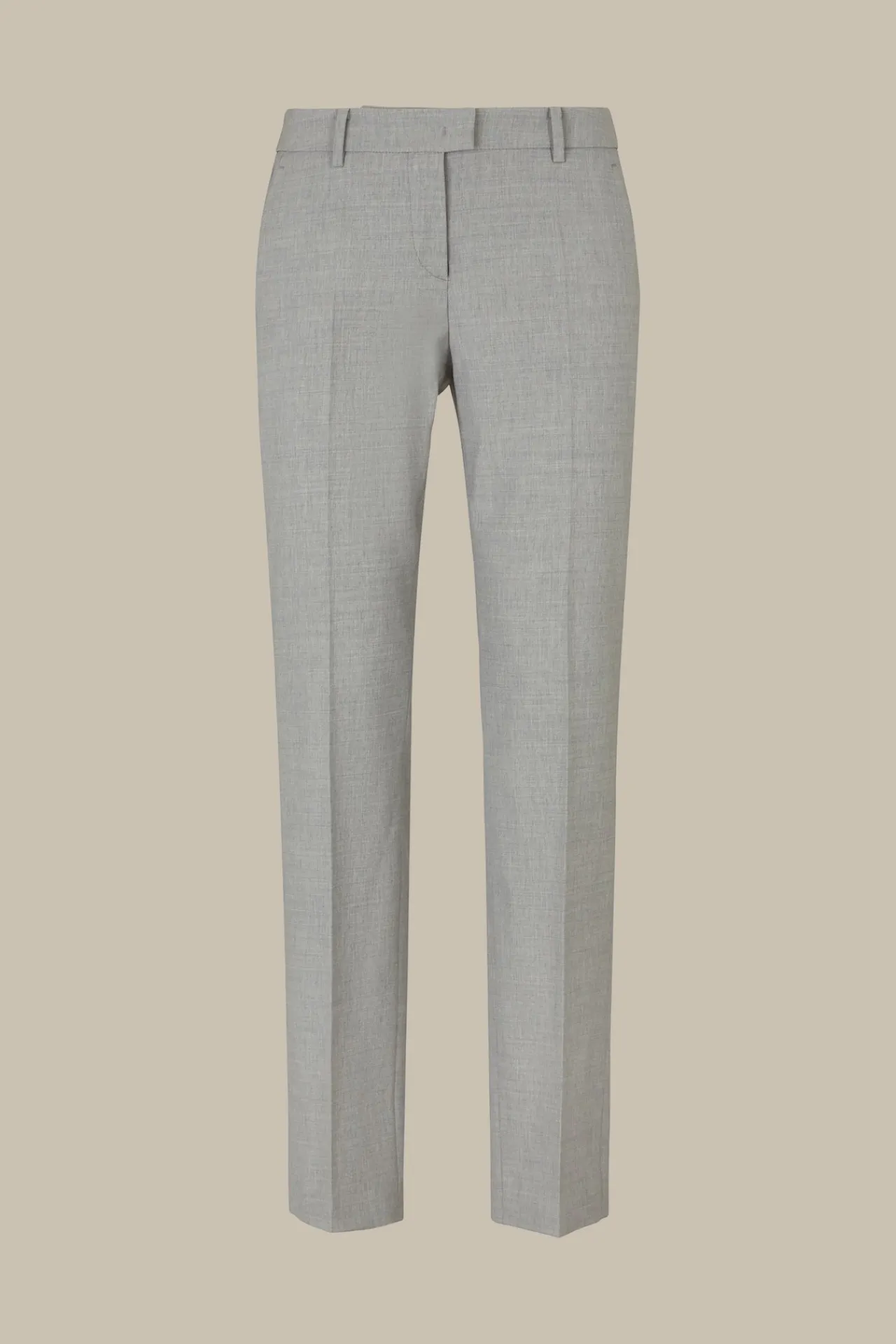 Wollmix-Anzug-Hose In Hell Melange*Windsor New