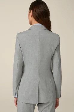 Wollmix-Blazer In Hell Melange*Windsor Outlet