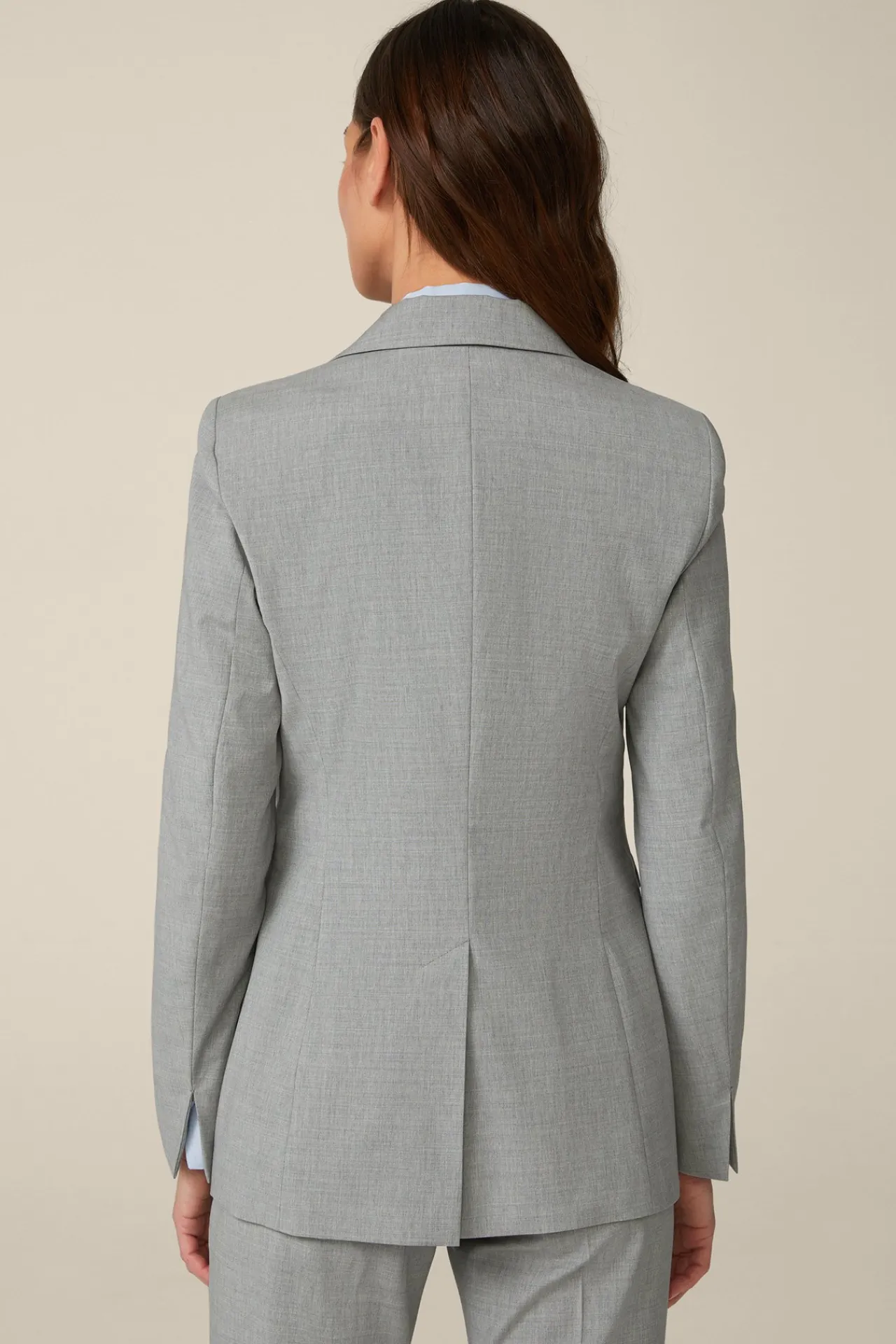 Wollmix-Blazer In Hell Melange*Windsor Outlet