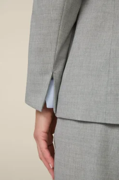 Wollmix-Blazer In Hell Melange*Windsor Outlet