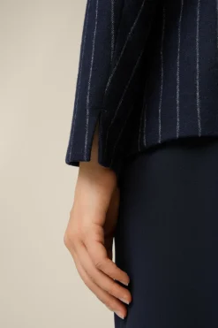 Wollmix-Blazer Mit Kreidestreifen In*Windsor Sale
