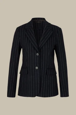 Wollmix-Blazer Mit Kreidestreifen In*Windsor Sale