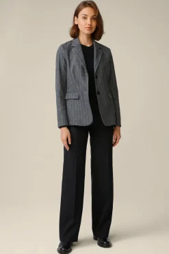 Wollmix-Blazer Mit Kreidestreifen In*Windsor Online
