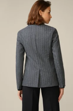 Wollmix-Blazer Mit Kreidestreifen In*Windsor Online