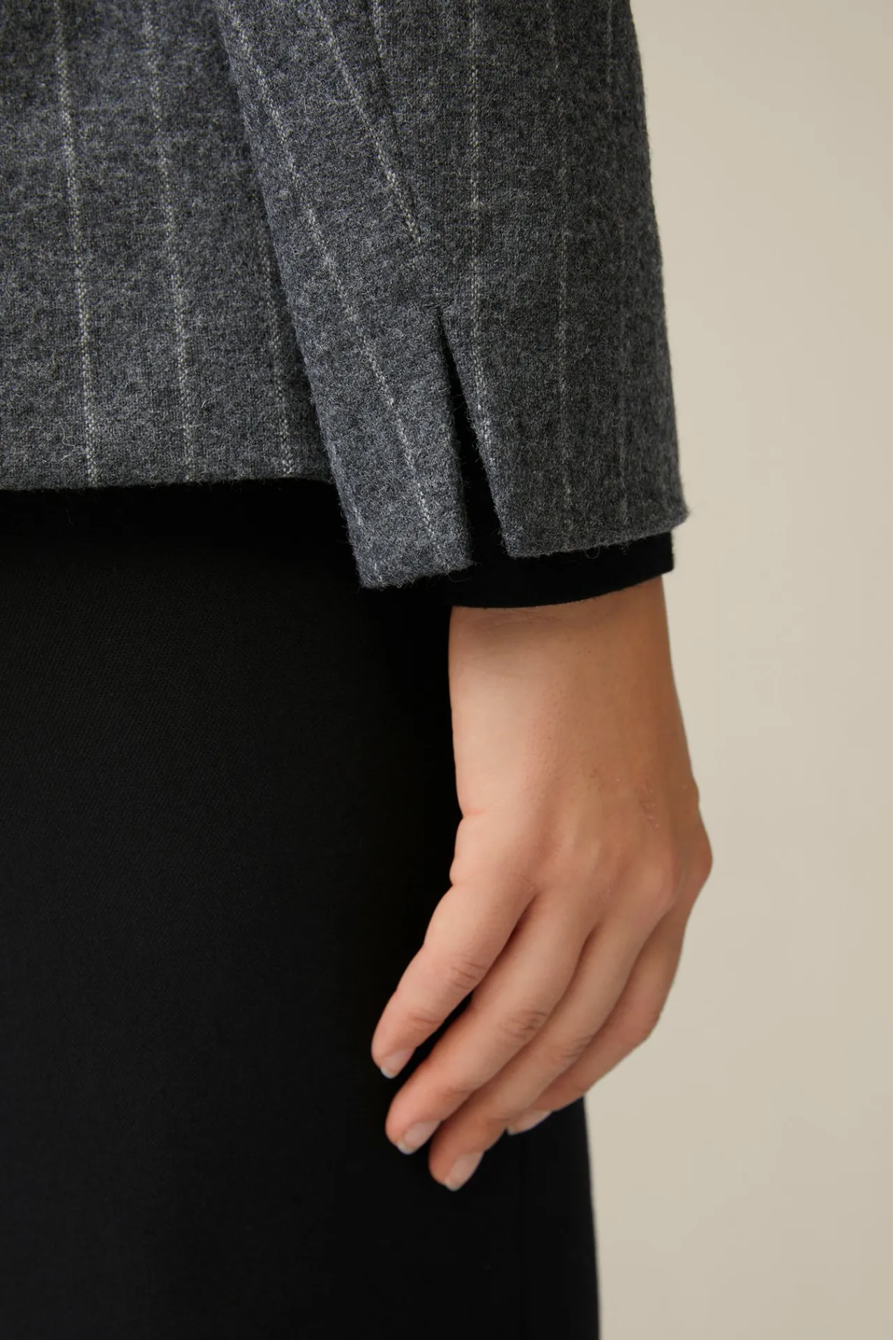 Wollmix-Blazer Mit Kreidestreifen In*Windsor Online