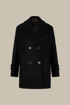 Wollmix-Caban-Jacke Mit Breitem Revers In*Windsor Best