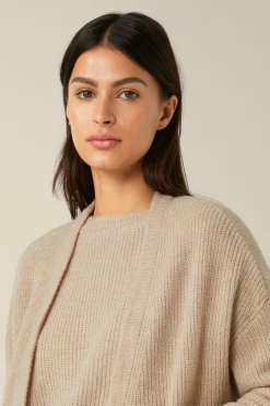 Wollmix-Cardigan Mit Seide Und Cashmere In*Windsor Fashion