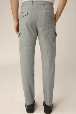 Wollmix-Cargo-Hose Famo Mit Cashmere Und Bundfalte In*Windsor Clearance