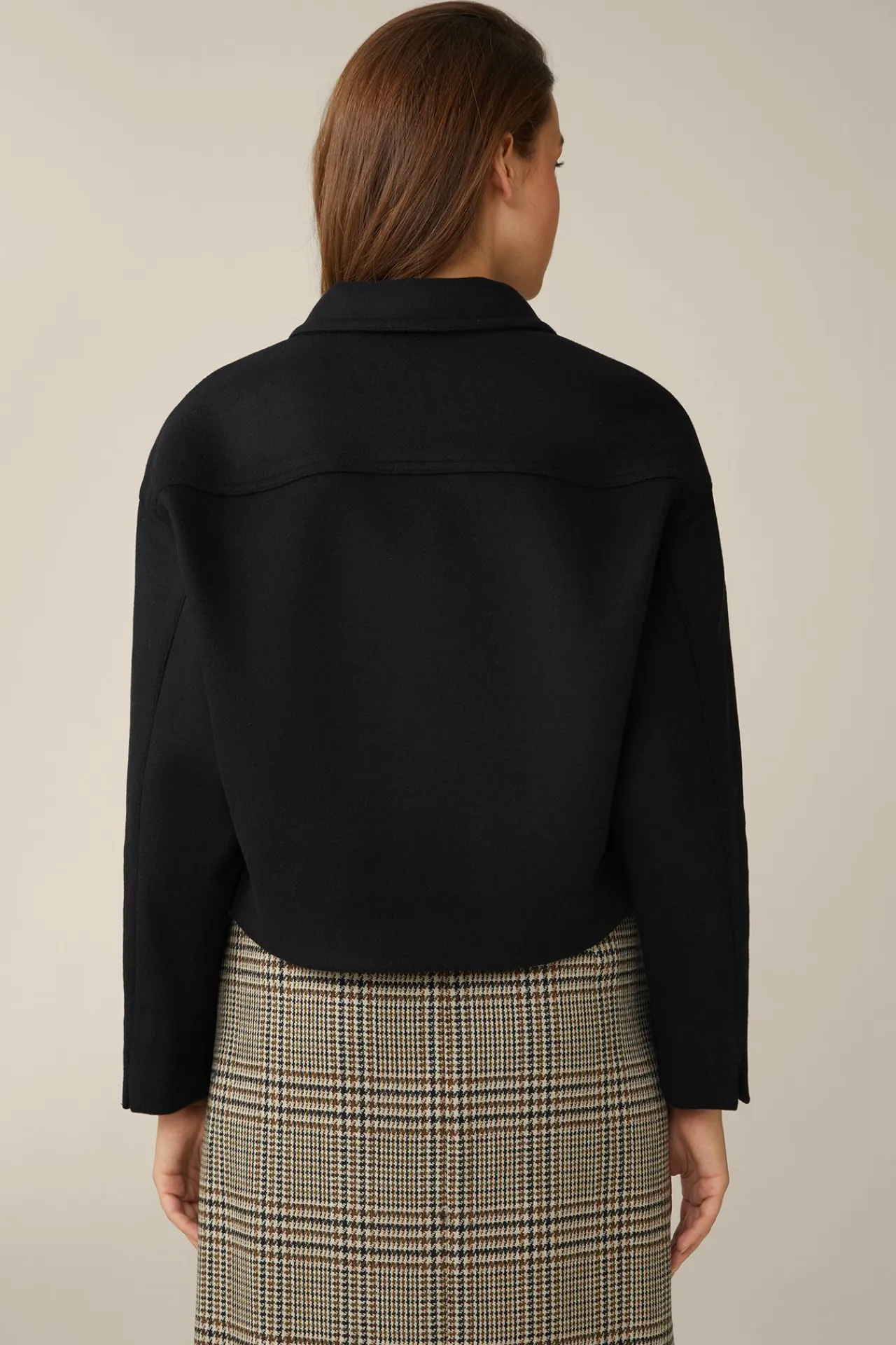 Wollmix-Kurz-Jacke In*Windsor New