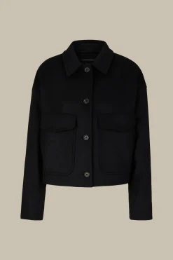 Wollmix-Kurz-Jacke In*Windsor New