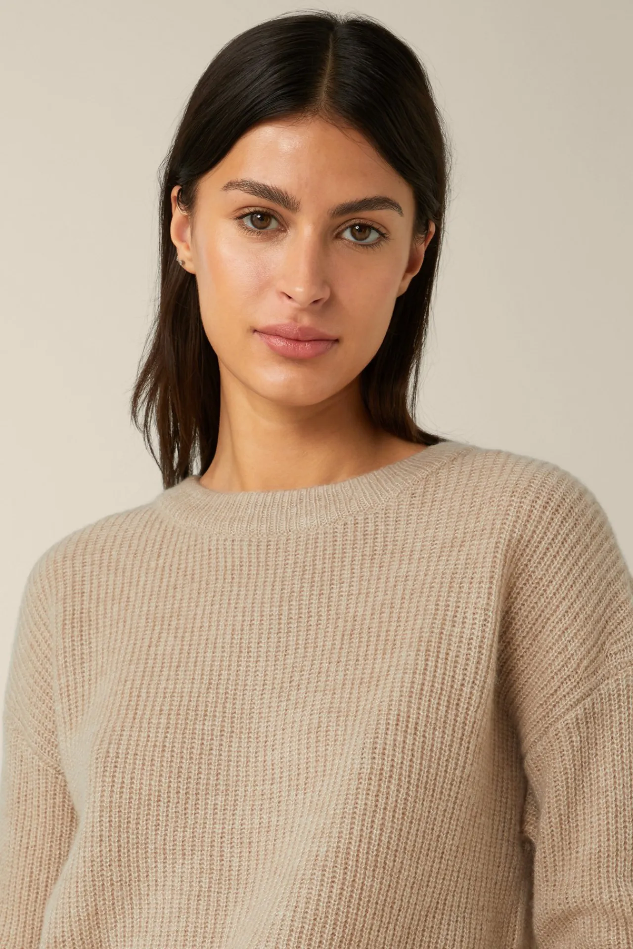 Wollmix-Pullover Mit Seide Und Cashmere In*Windsor Hot