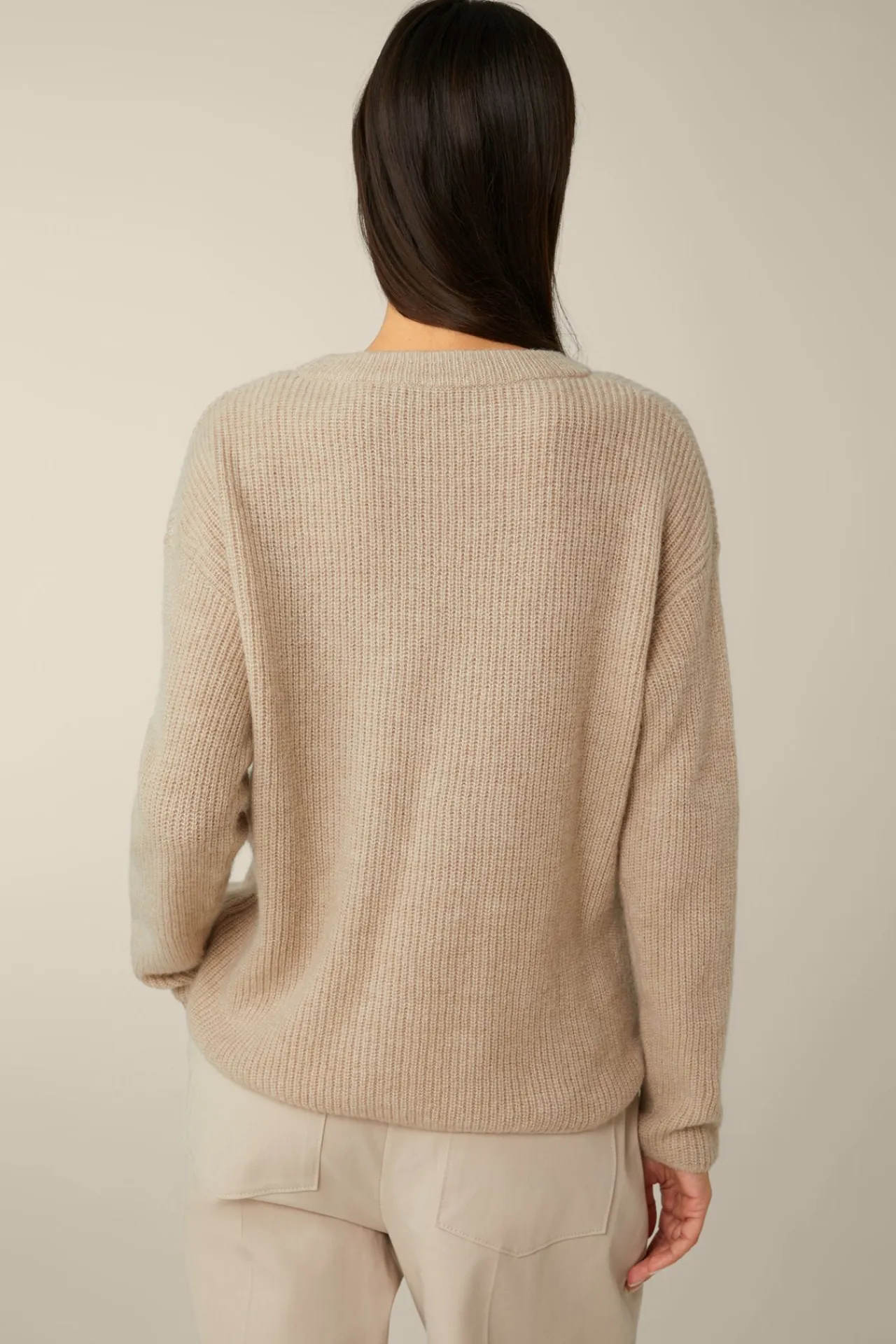 Wollmix-Pullover Mit Seide Und Cashmere In*Windsor Hot