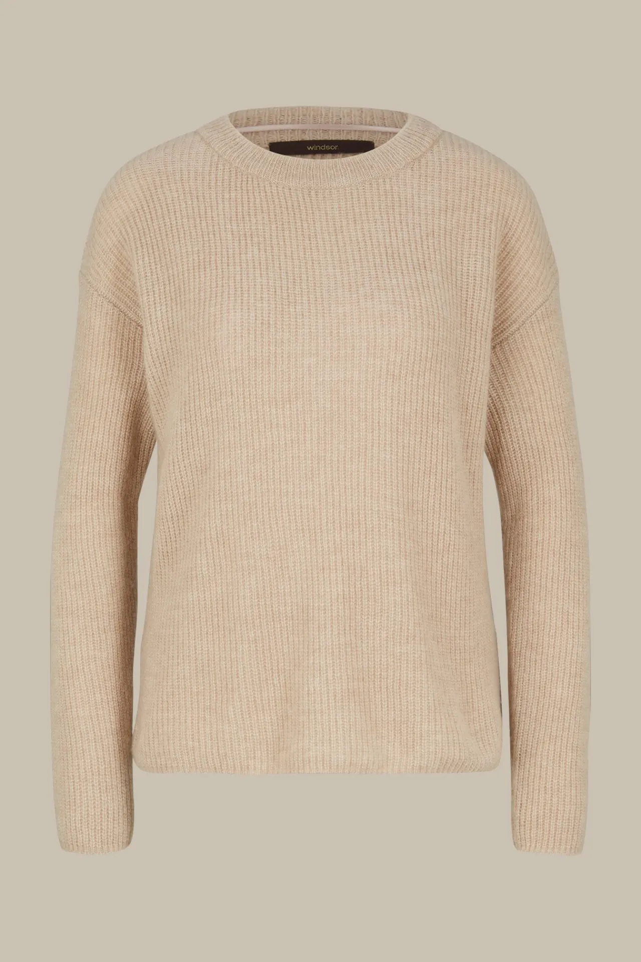 Wollmix-Pullover Mit Seide Und Cashmere In*Windsor Hot