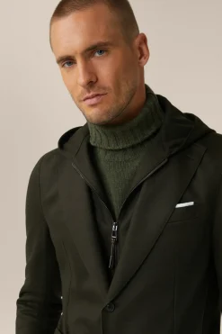 Wollmix-Sakko Gilo Mit Kapuzen-Inlay In Oliv*Windsor Best