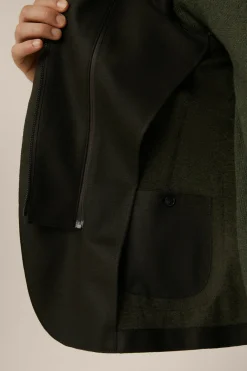 Wollmix-Sakko Gilo Mit Kapuzen-Inlay In Oliv*Windsor Best