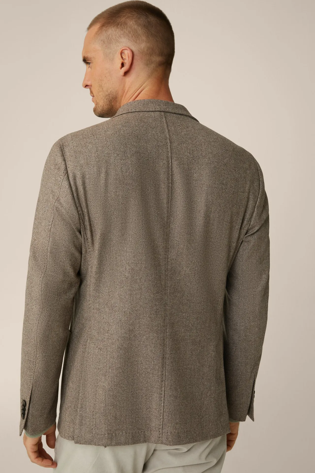 Wollmix-Sakko Giro Mit Cashmere In Fischgrat*Windsor Best